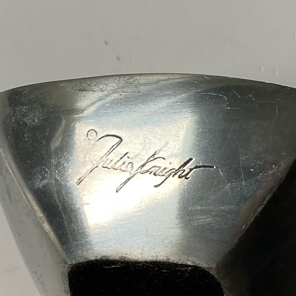 JULIA KNIGHT Trinket Dish Mother of Pearl Bowl Small 3.75” Square Shells Signed - Picture 3 of 16